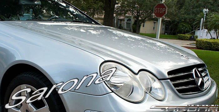 Custom Mercedes CLK  Coupe & Convertible Hood (2003 - 2009) - $540.00 (Part #MB-016-HD)